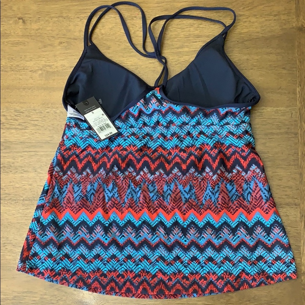 🌊NWT Mossimo Slate Multi Racerback Tankini🌊 - Picture 4 of 8
